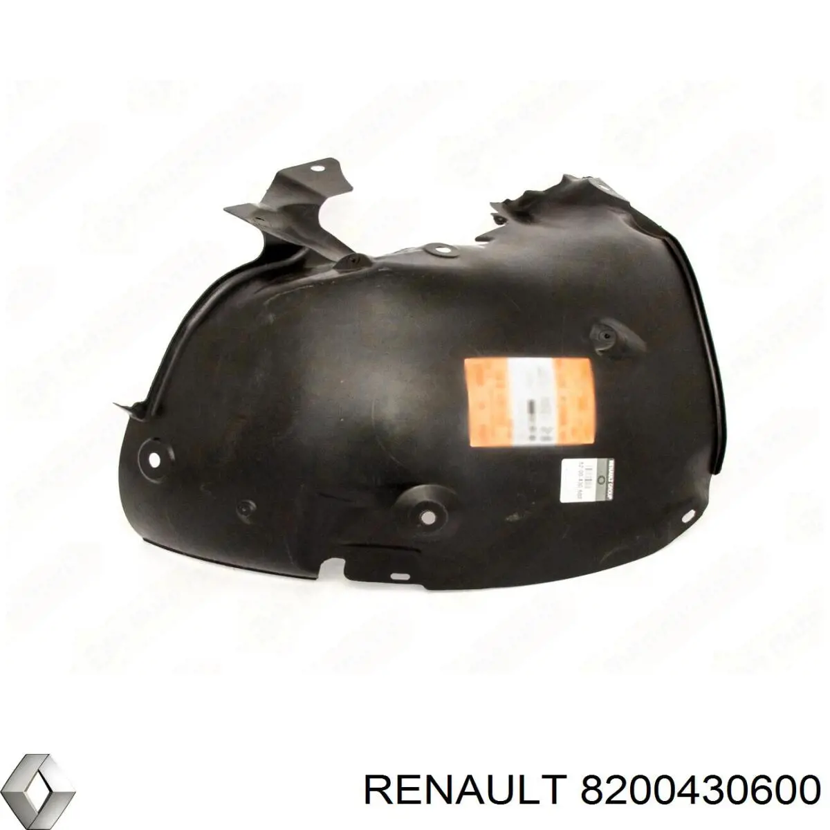 8200430600 Renault (RVI) guardabarros interior, aleta delantera, derecho delantero