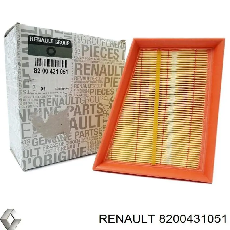 Filtro de aire Renault Megane 1 LA0, LA1