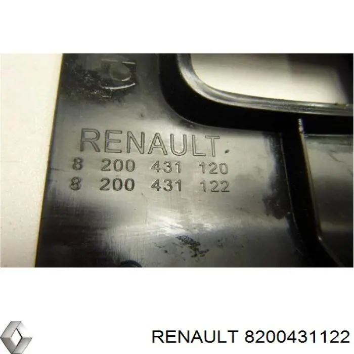 Listón protector, parachoques trasero superior (estribo) para Renault Kangoo (FW0)