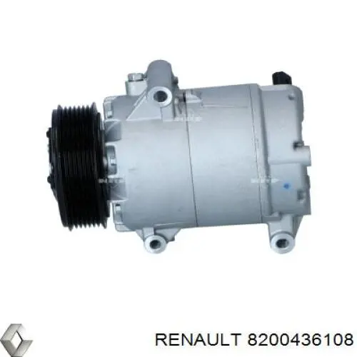 8200436108 Renault (RVI) compresor de aire acondicionado
