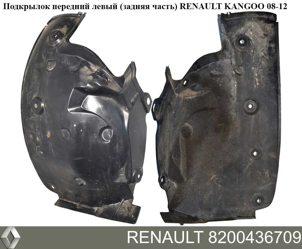 8200436709 Renault (RVI) Paso de rueda delantero izquierdo trasero