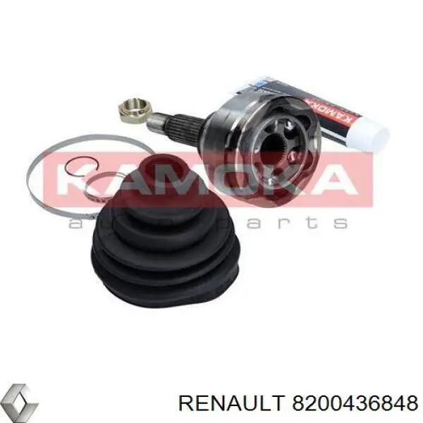 8200436848 Renault (RVI) árbol de transmisión delantero derecho