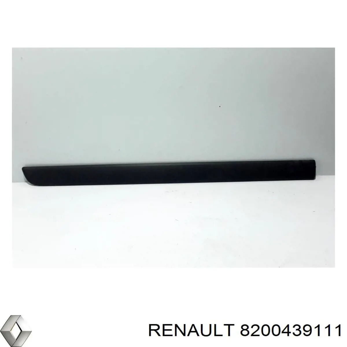 Moldura de puerta delantera izquierda Renault Kangoo 2 (FW0)