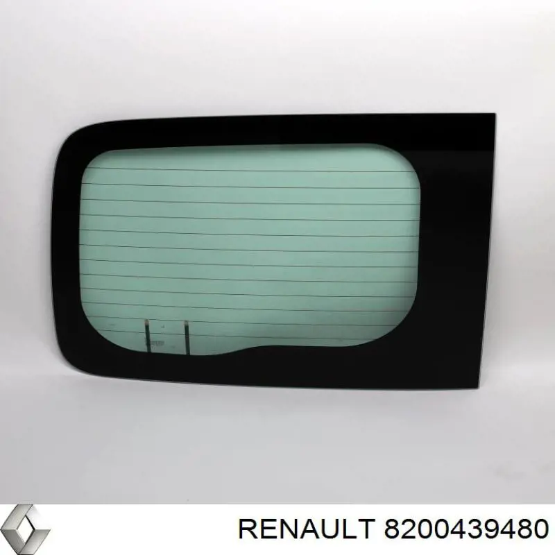 8200439480 Renault (RVI) luna de puerta trasera izquierda
