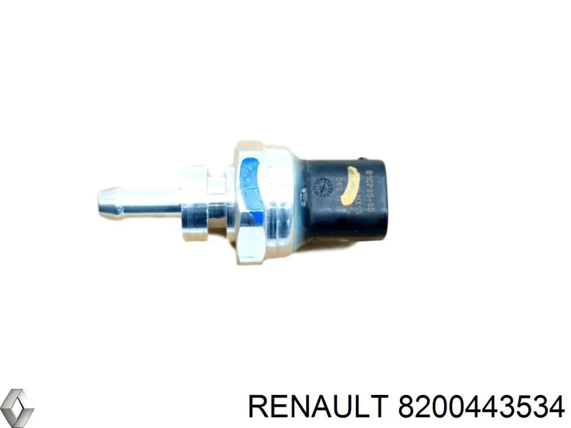 8200443534 Renault (RVI) sensor de presion gases de escape
