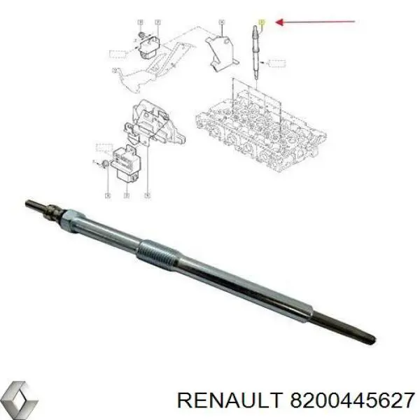 Comprar 8200445627 Renault (RVI) Calentadores diésel