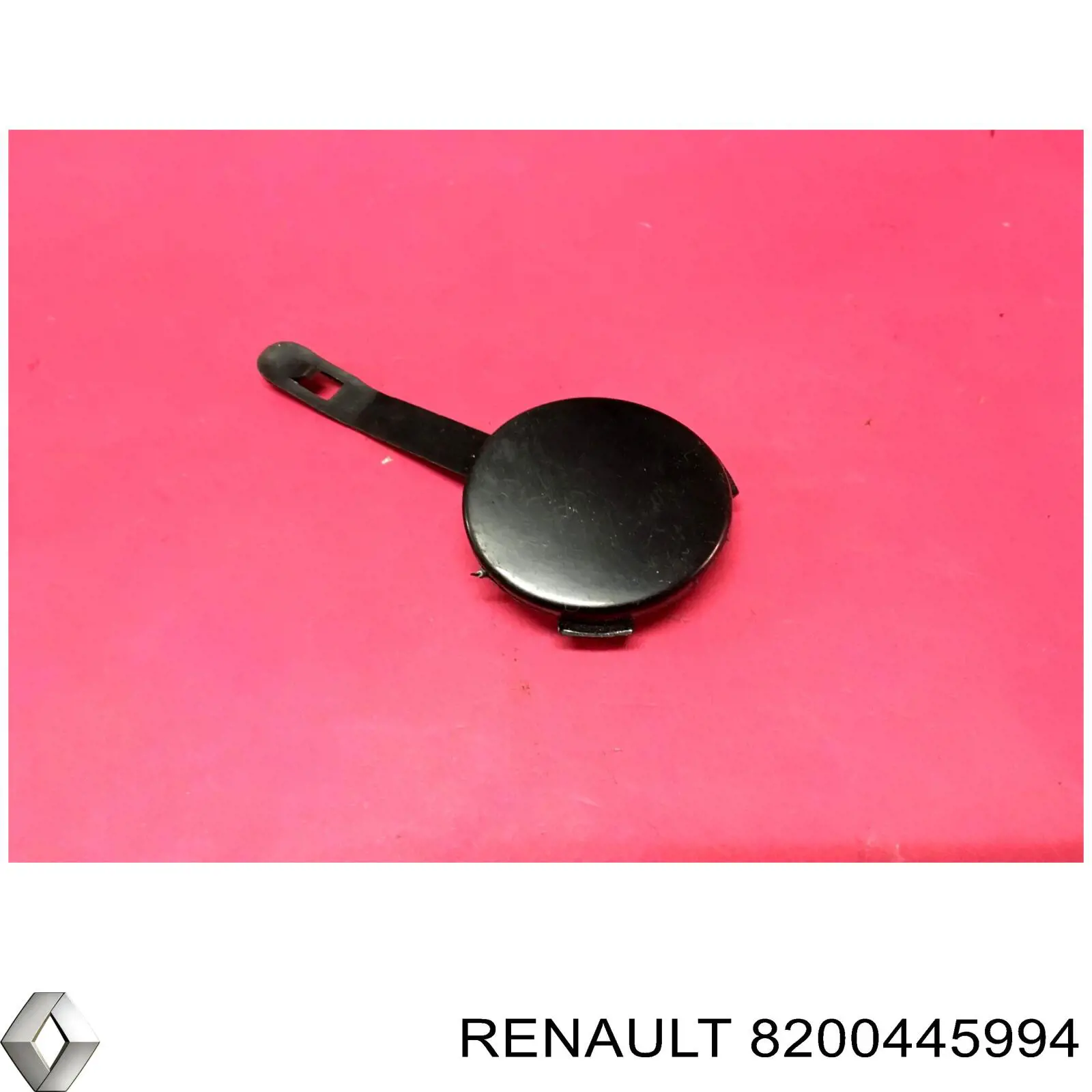 8200445994 Renault (RVI) cobertura de parachoques, enganche de remolque, delantera