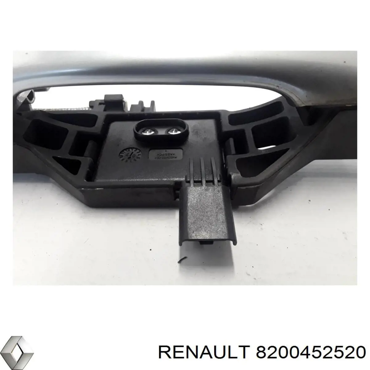 Soporte de manija exterior de puerta delantera derecha 8200452520 Renault (RVI)