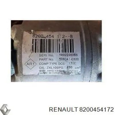 Compresor de aire acondicionado Renault Espace 4 JK0