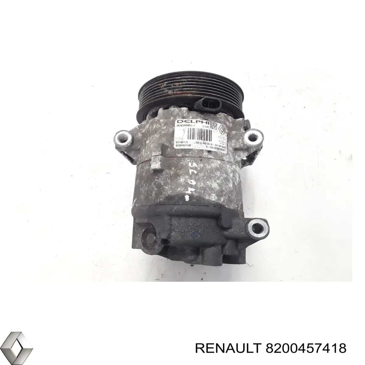 Compresor de aire acondicionado 8200457418 Renault (RVI)