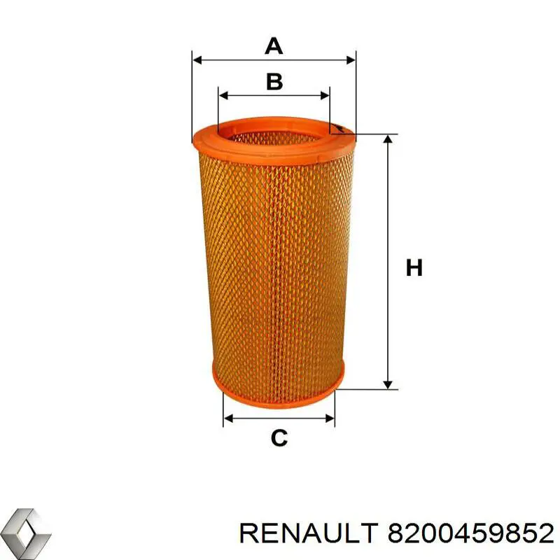 A1198 Purflux Filtro de aire de motor