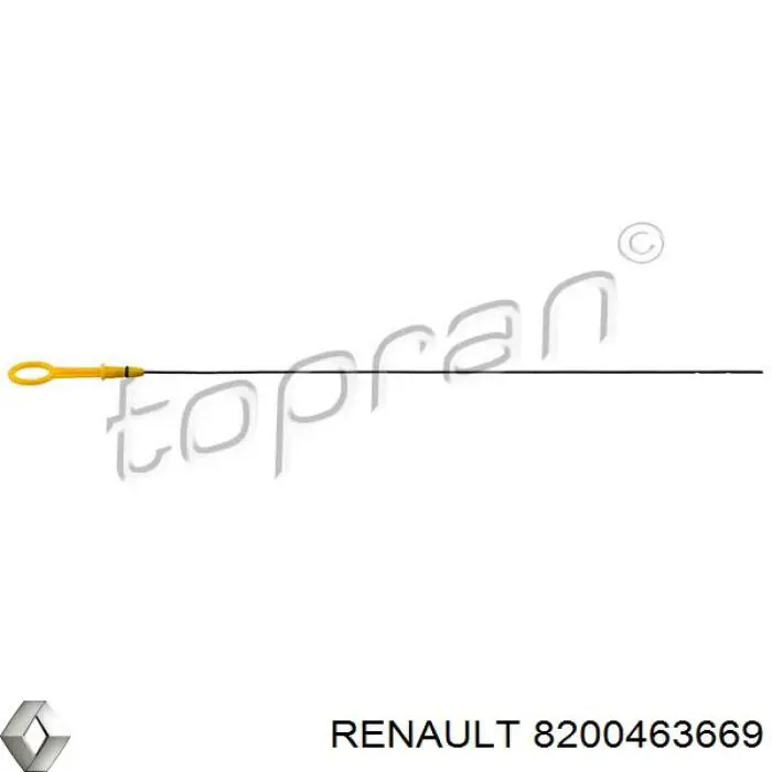 8200463669 Renault (RVI) varilla de nivel de aceite