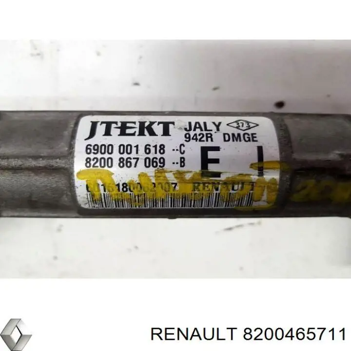 Comprar 8200465711 Renault (RVI) Cremallera