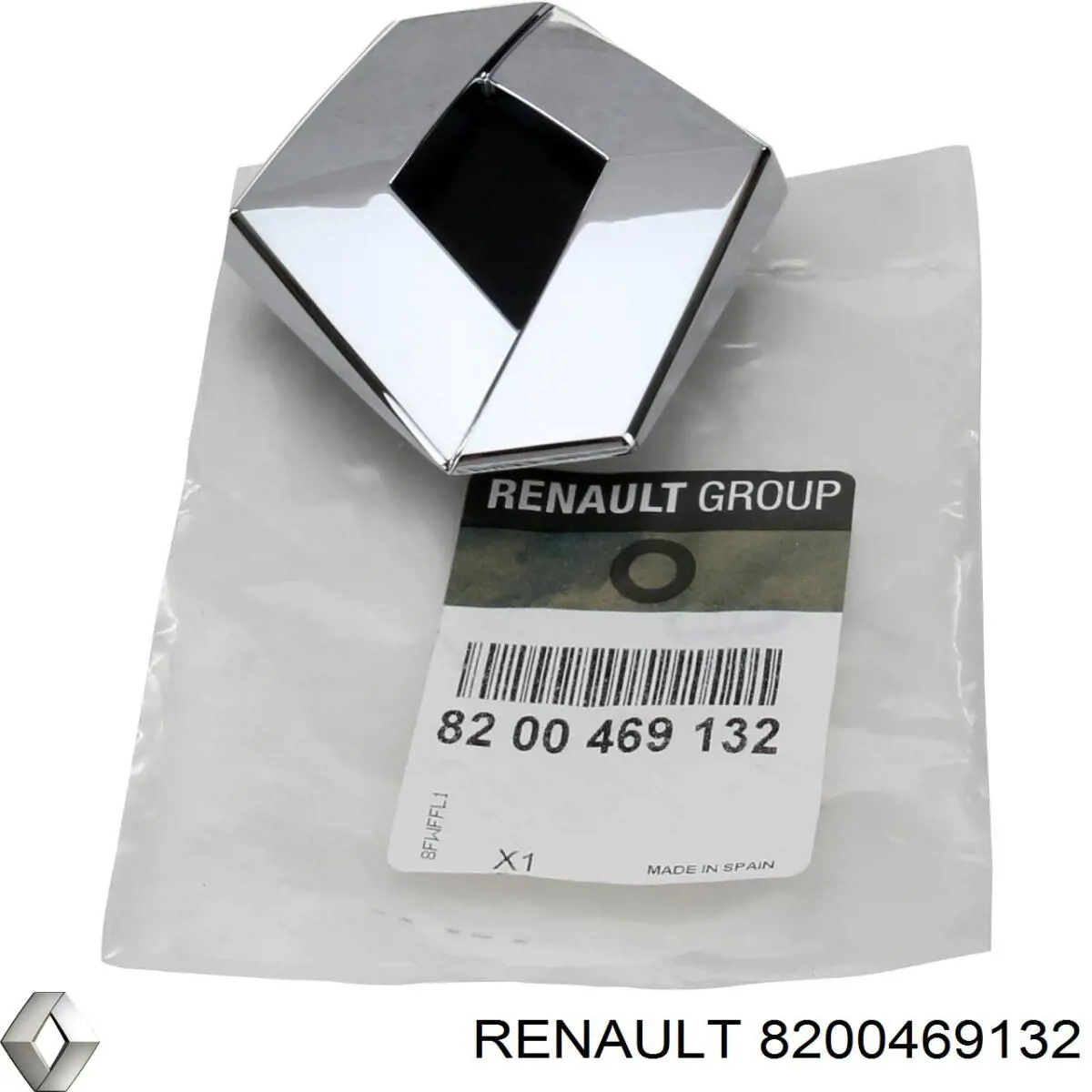 Logotipo de tapa de maletero para Renault Clio (BR01, CR01)