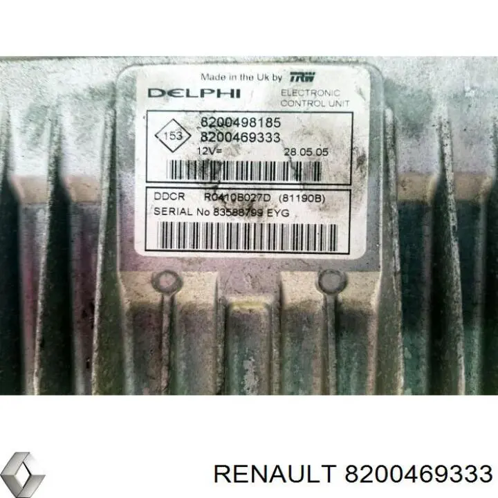 8200469333 Renault (RVI) Módulo de control de inyección de combustible (ECU)