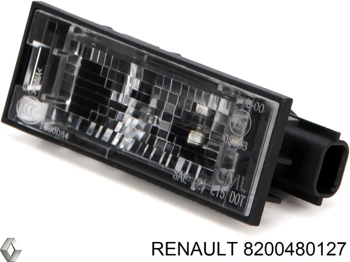 Luces LED de matricula Renault (RVI) 8200480127