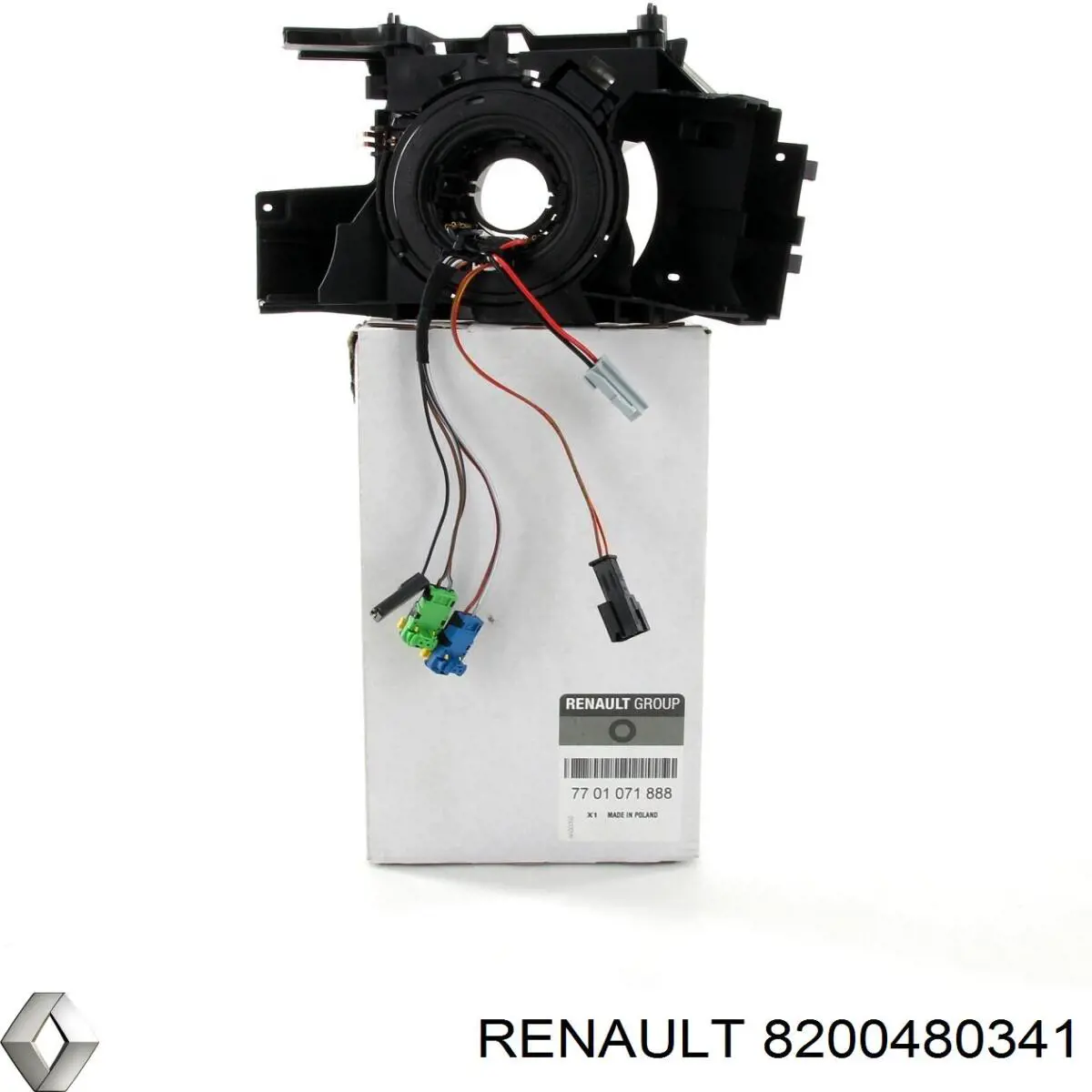 8200480341 Renault (RVI) conmutador en la columna de dirección completo