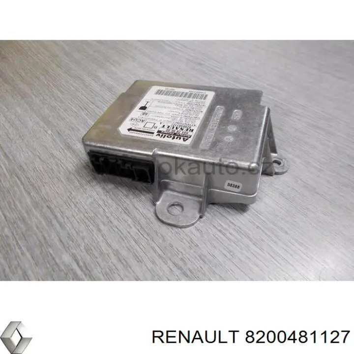7701069906 Renault (RVI) procesador del modulo de control de airbag