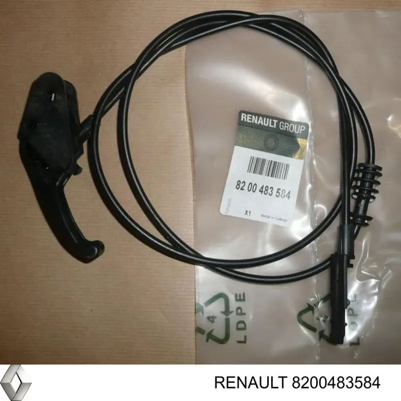 Comprar 8200483584 Renault (RVI) Cable de capó del motor