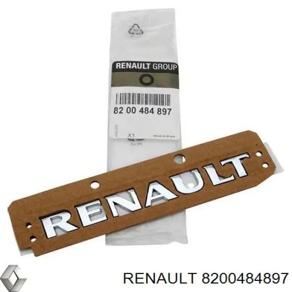 8200484897 Renault (RVI) emblema de tapa de maletero