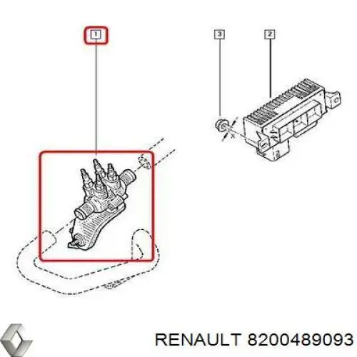 Calentador eléctrico de líquido refrigerante Renault (RVI) 8200489093 precio, desde 136,64 EUR