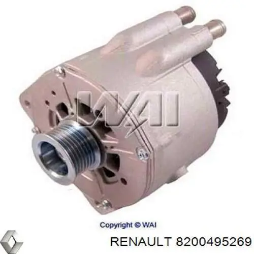 8200495269 Renault (RVI) alternador