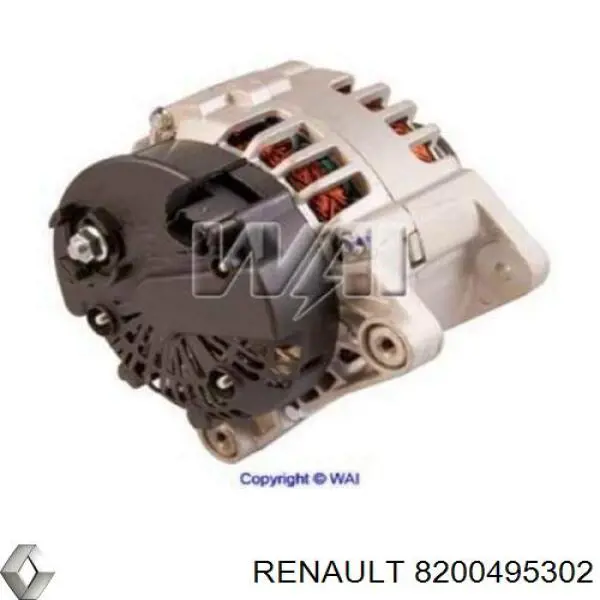 8200495302 Renault (RVI) alternador