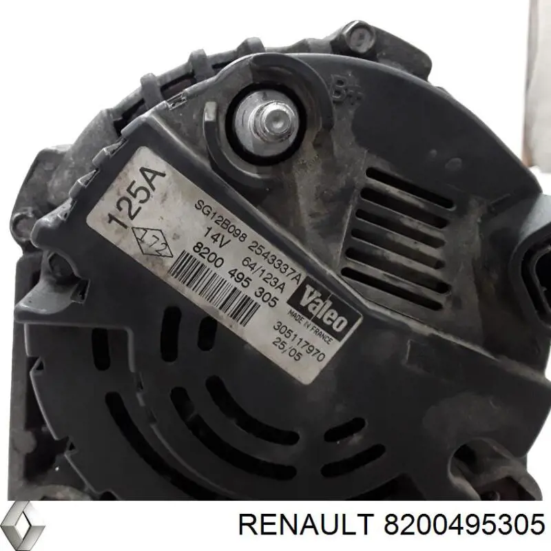 Alternador del motor Renault (RVI) 8200495305 precio, desde 91,48 EUR