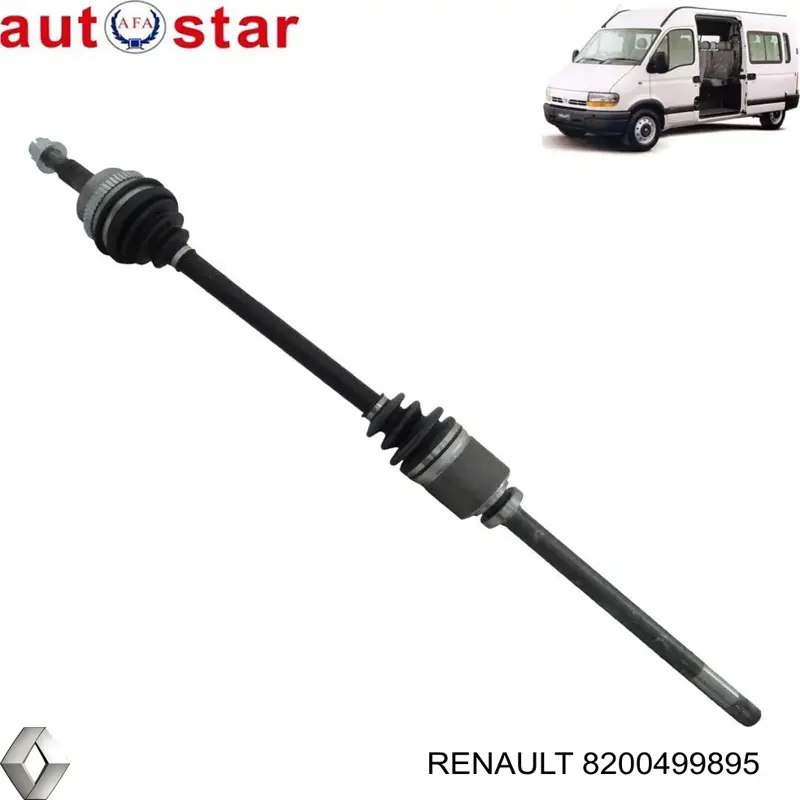 Semieje delantero derecho Renault (RVI) 8200499895 precio, desde 118,22 EUR