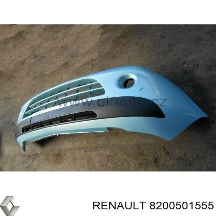 Refuerzo parachoque delantero 8200501555 Renault (RVI)