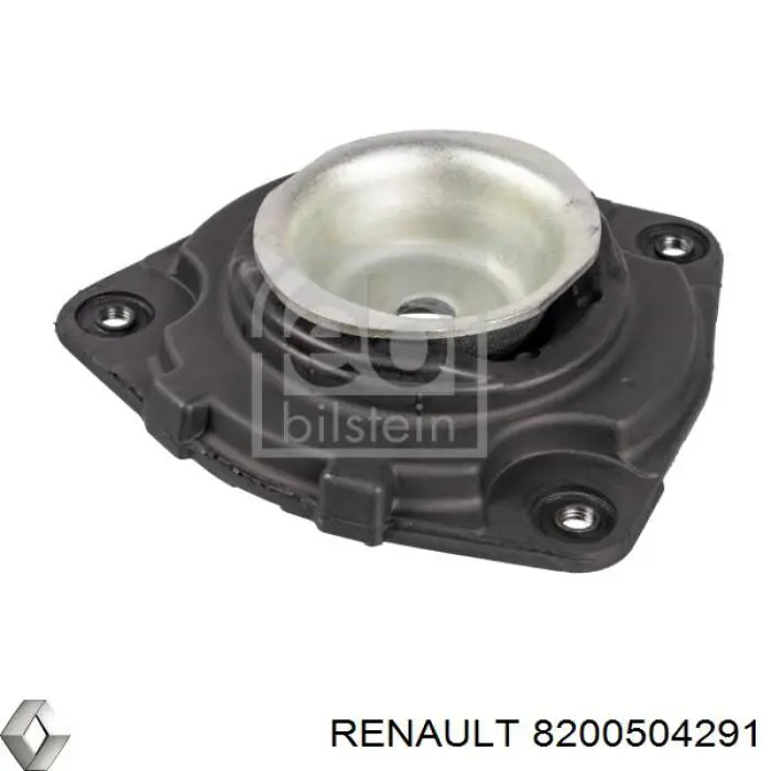 8200504291 Renault (RVI) soporte amortiguador delantero izquierdo