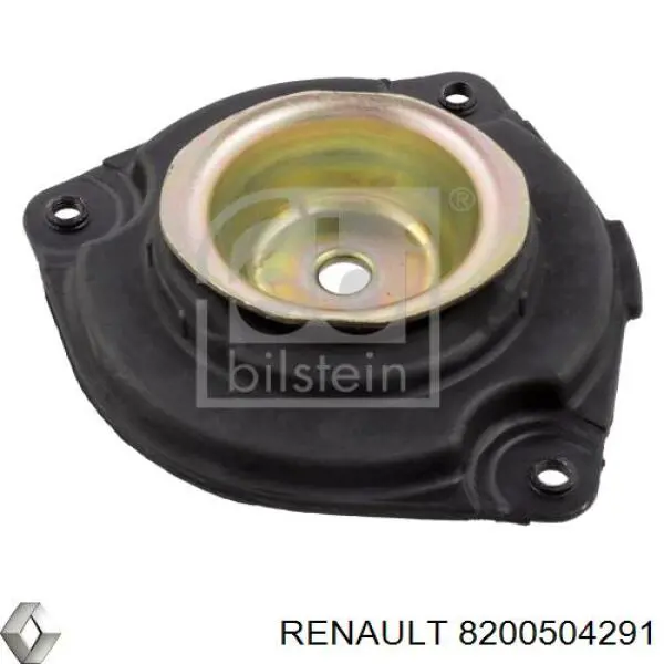 Comprar 8200504291 Renault (RVI) Soporte del amortiguador delantero izquierdo