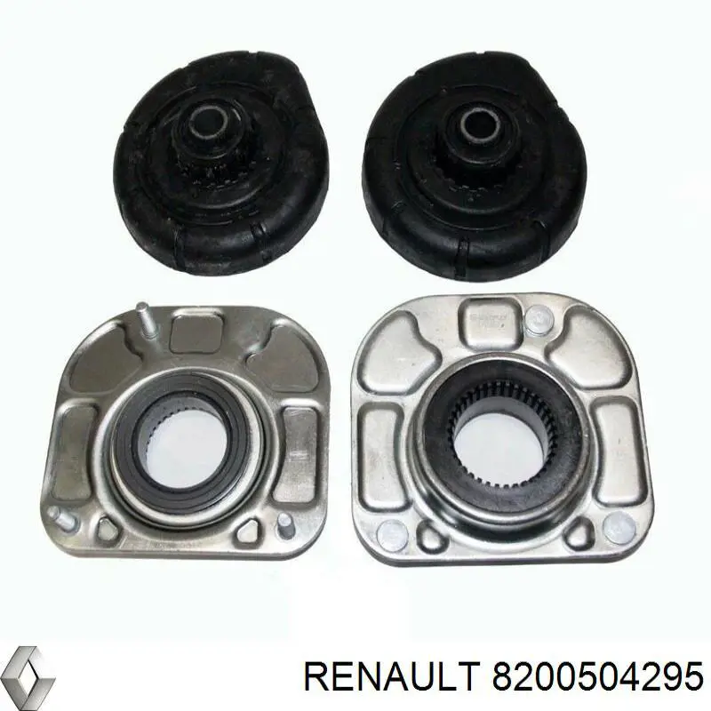 Comprar 8200504295 Renault (RVI) Soporte del amortiguador delantero derecho