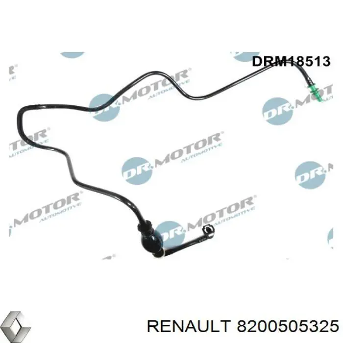 Tubo de combustible, del depósito al filtro de combustible Renault (RVI) 8200505325 precio, desde 39,55 EUR