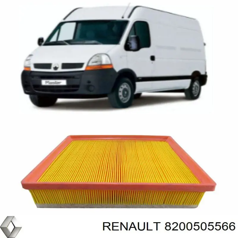 Comprar 8200505566 Renault (RVI) Filtro de aire