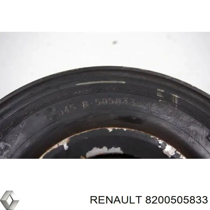 8200505833 Renault (RVI) polea de cigüeñal