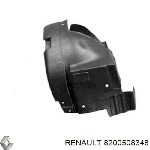 8200508348 Renault (RVI) guardabarros interior, aleta delantera, derecho delantero