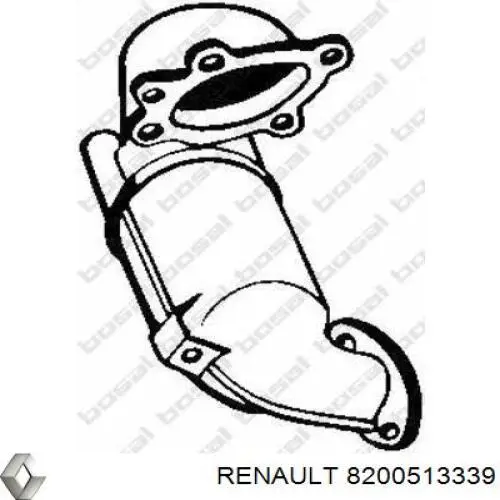 8200357279 Renault (RVI) catalizador