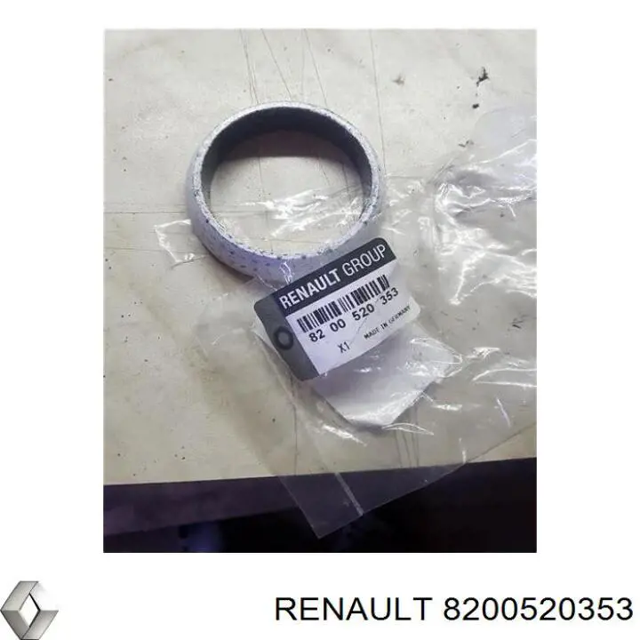 Anillo de la tubería de admisión del silenciador Renault (RVI) 8200520353 precio, desde 2,07 EUR