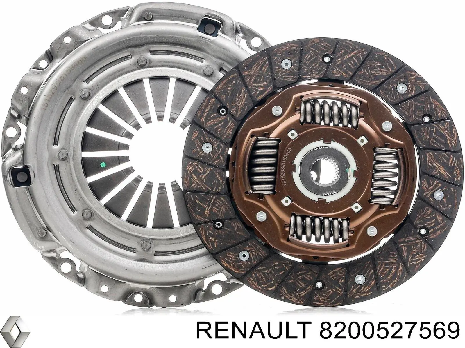 Plato de presión del embrague RENAULT 8200527569