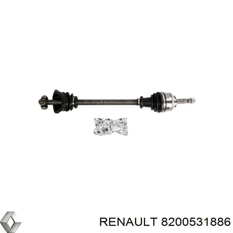 8200531886 Renault (RVI) árbol de transmisión delantero izquierdo