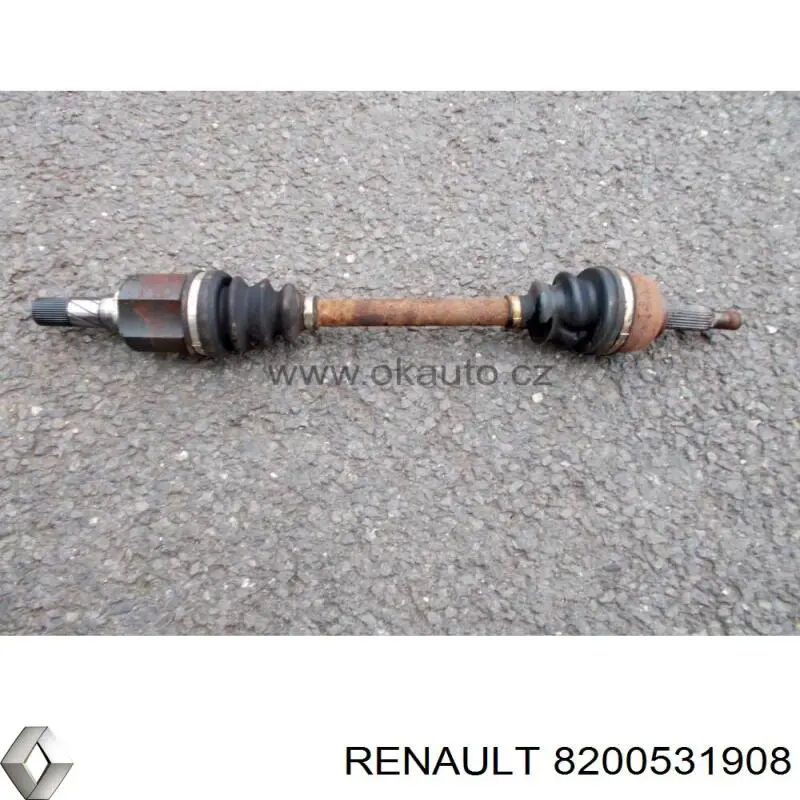 8200531908 Renault (RVI) árbol de transmisión delantero izquierdo