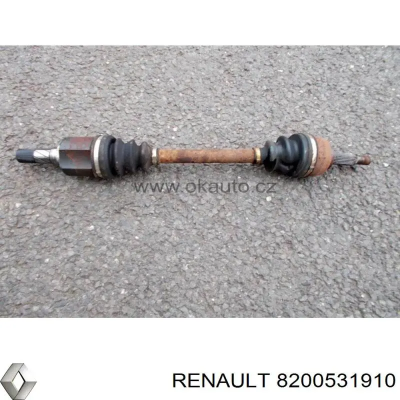 8200531910 Renault (RVI) árbol de transmisión delantero izquierdo