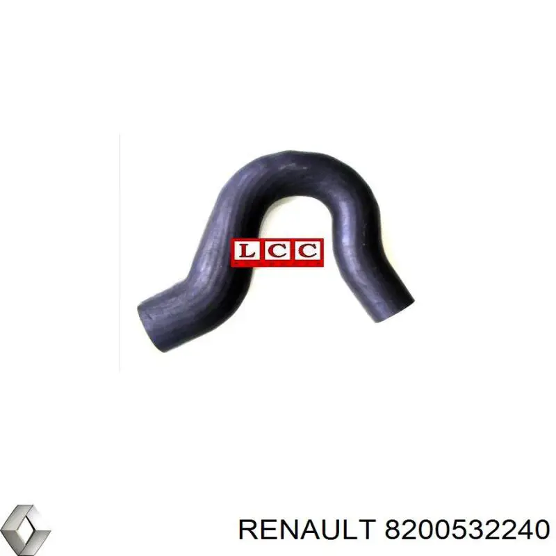 8200532240 Renault (RVI) tubo flexible de aire de sobrealimentación izquierdo