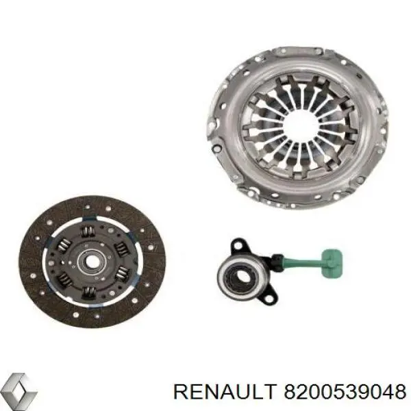 8200539048 Renault (RVI) kit de embrague (3 partes)