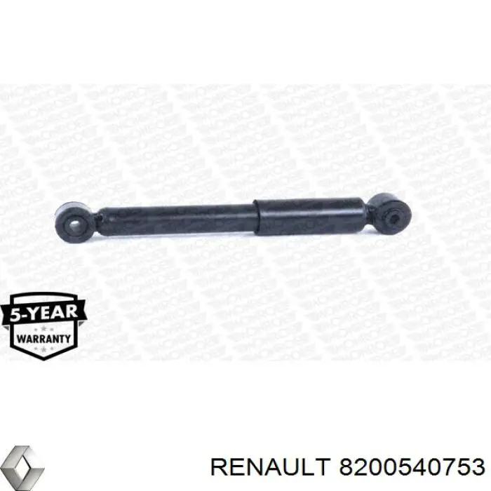 8200540753 Renault (RVI) amortiguador trasero