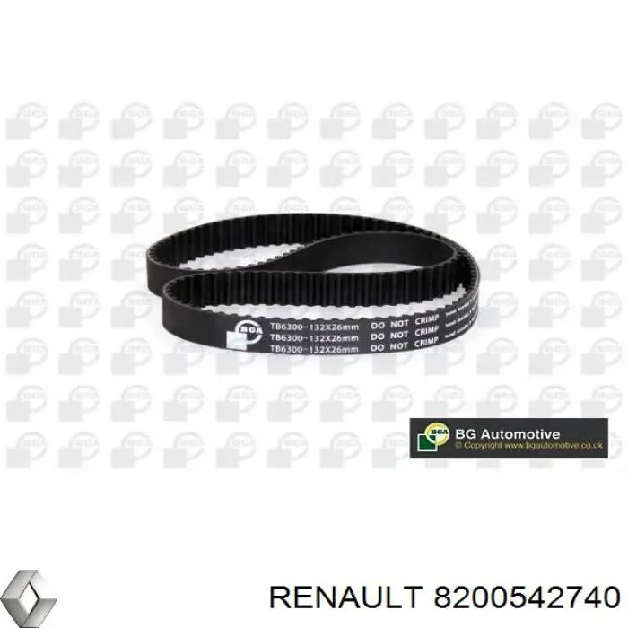 Comprar 8200542740 Renault (RVI) Correa distribución