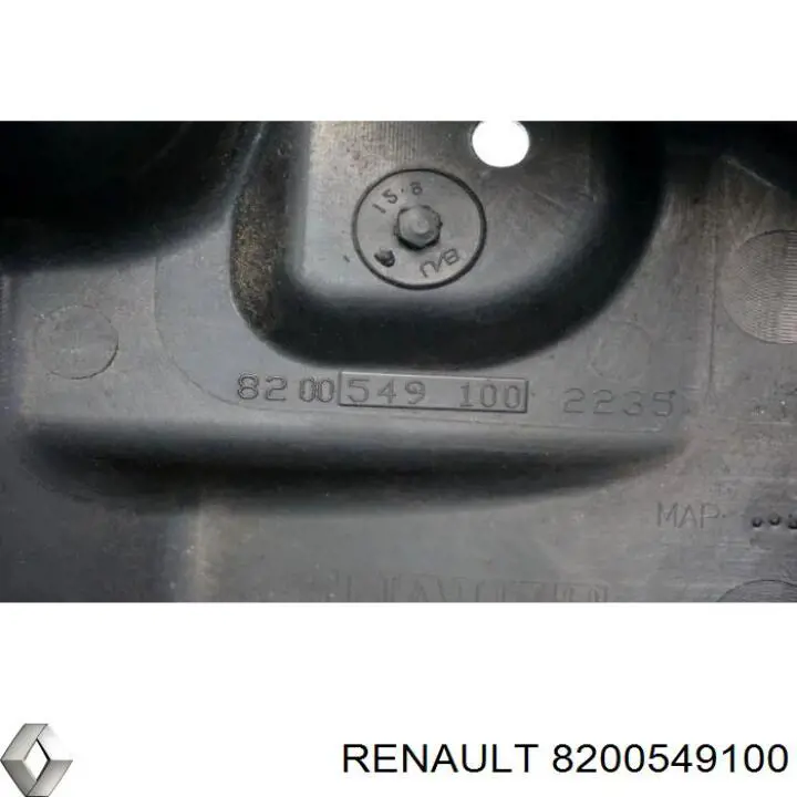 8200549100 Renault (RVI) cubierta de motor decorativa