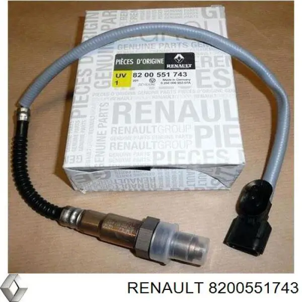 Comprar 8200551743 Renault (RVI) Sonda lambda de oxígeno posterior al catalizador
