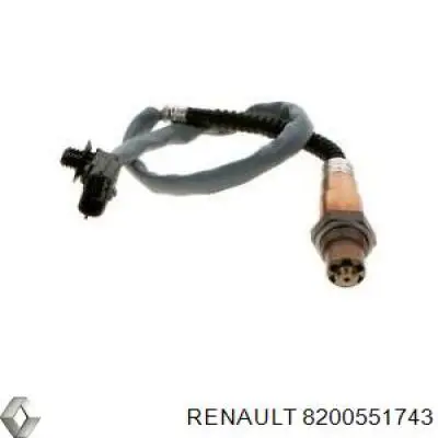 8200551743 Renault (RVI) sonda lambda sensor de oxigeno post catalizador